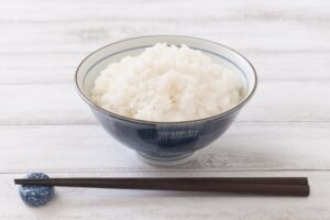 A table set for a Japanese meal with chopsticks